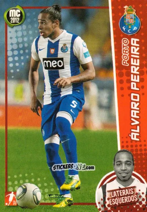 Sticker Álvaro Pereira - Megacraques 2011-2012 n. 55 - Panini