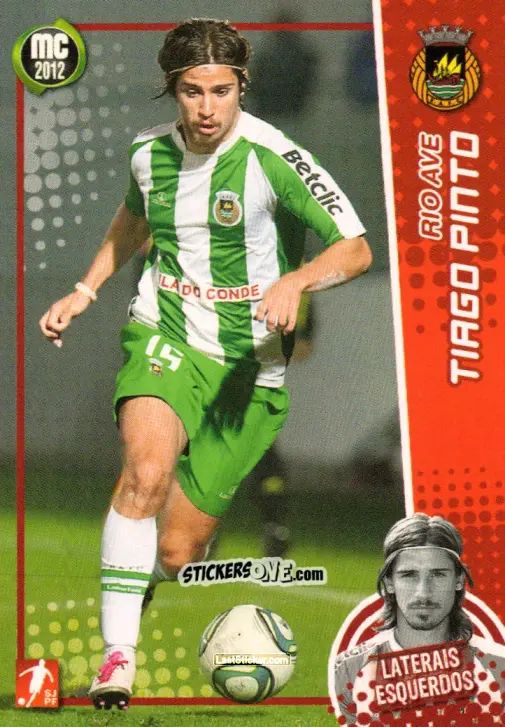 Sticker Tiago Pinto - Megacraques 2011-2012 n. 63 - Panini