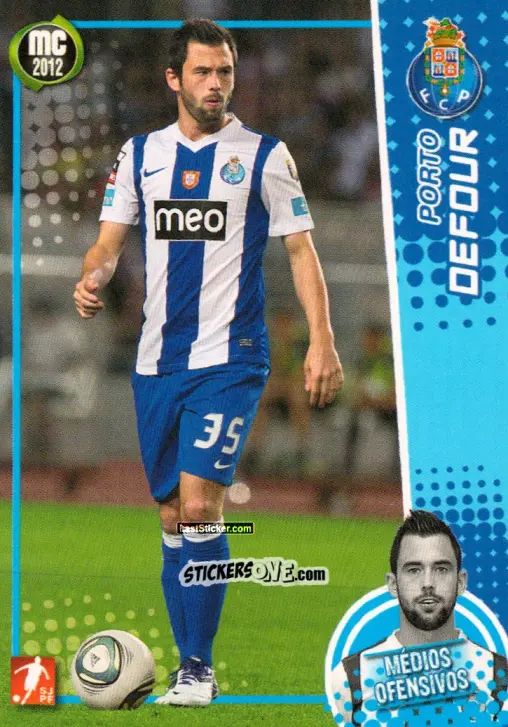 Sticker Defour - Megacraques 2011-2012 n. 77 - Panini