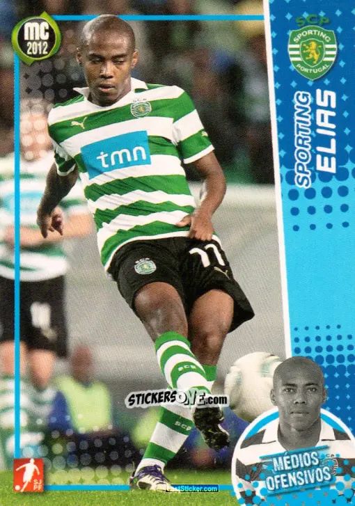 Sticker Elias - Megacraques 2011-2012 n. 78 - Panini
