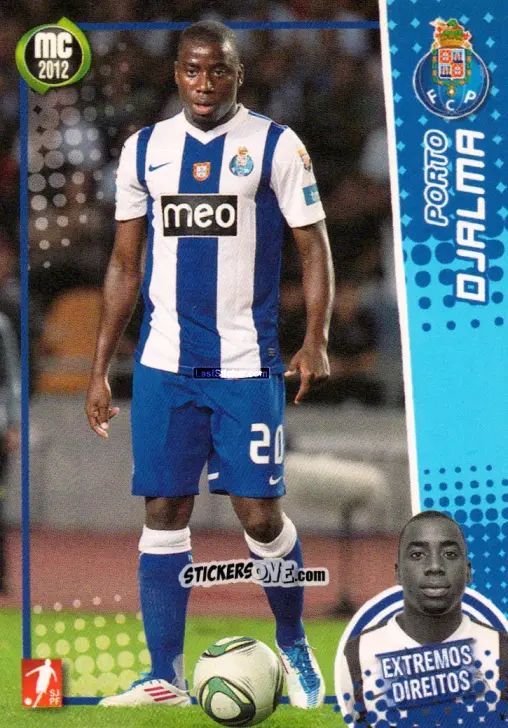 Sticker Djalma - Megacraques 2011-2012 n. 84 - Panini