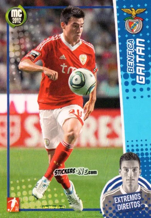 Sticker Nicolas Gaitan - Megacraques 2011-2012 n. 85 - Panini