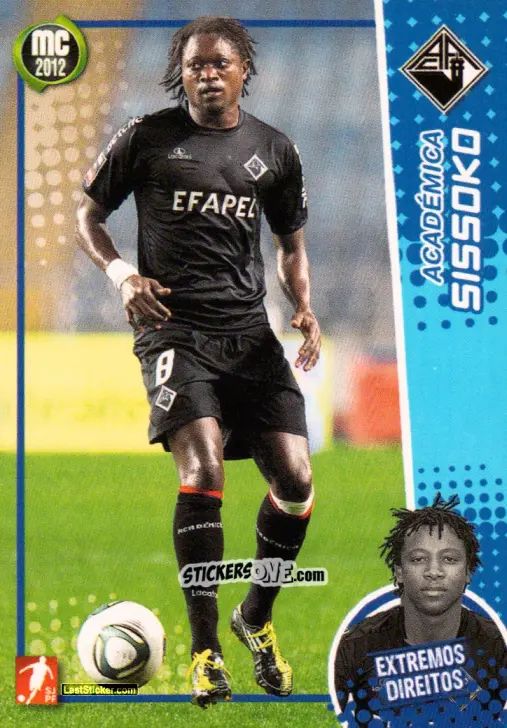 Sticker Sissoko - Megacraques 2011-2012 n. 90 - Panini