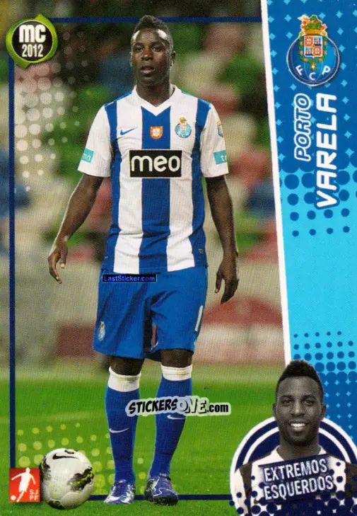 Figurina Silvestre Varela - Megacraques 2011-2012 n. 99 - Panini
