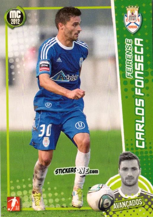 Sticker Carlos Fonseca - Megacraques 2011-2012 n. 101 - Panini
