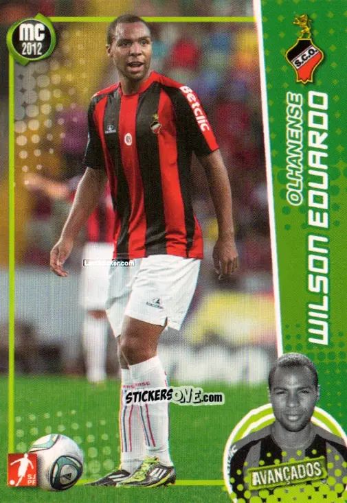 Sticker Wilson Eduardo - Megacraques 2011-2012 n. 108 - Panini