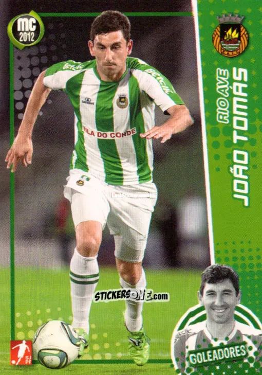 Sticker João Tomas - Megacraques 2011-2012 n. 112 - Panini