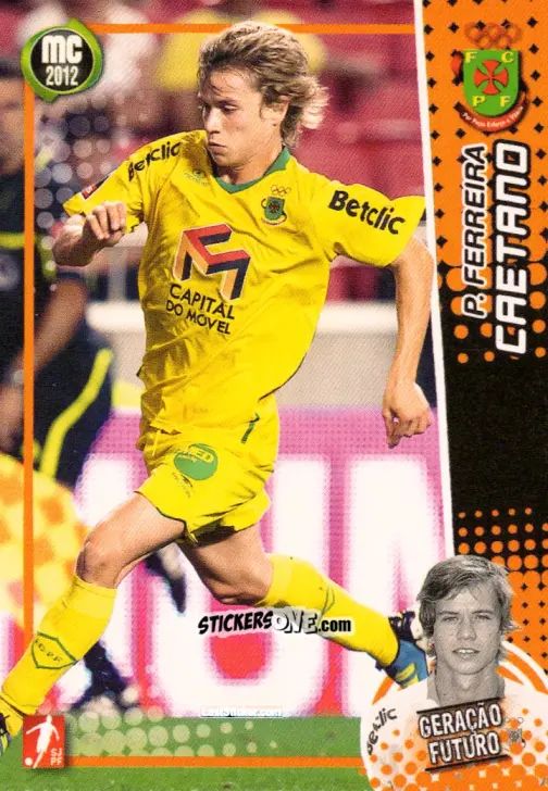 Cromo Caetano - Megacraques 2011-2012 n. 118 - Panini