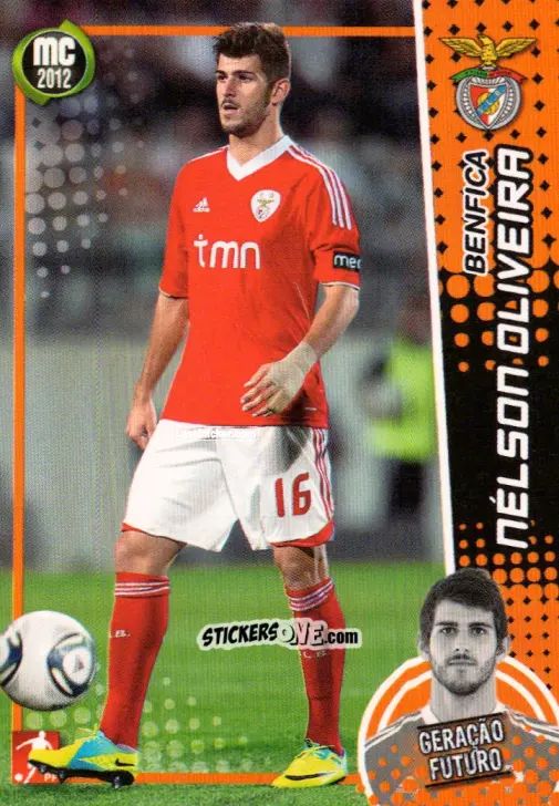 Sticker Nélson Oliveira - Megacraques 2011-2012 n. 123 - Panini