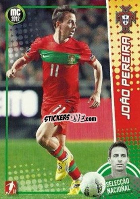 Sticker João Pereira - Megacraques 2011-2012 n. 127 - Panini