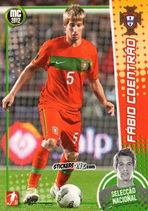 Sticker Fábio Coentrão - Megacraques 2011-2012 n. 132 - Panini