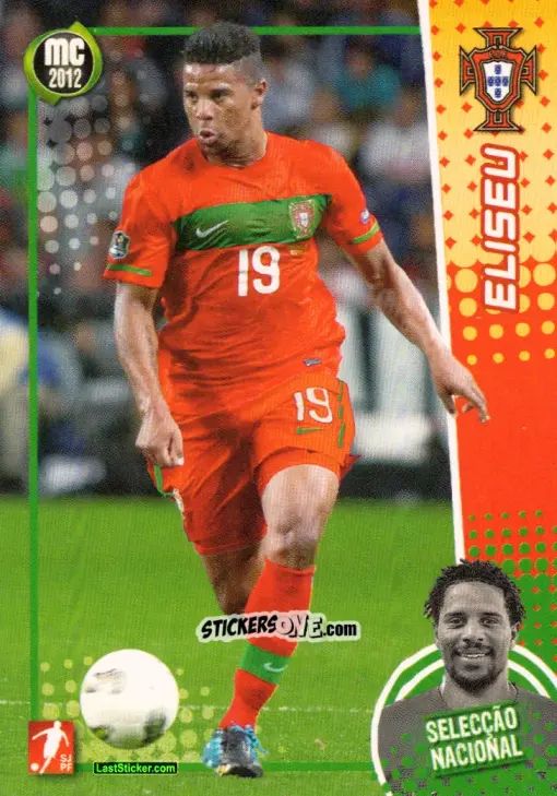 Sticker Eliseu - Megacraques 2011-2012 n. 133 - Panini