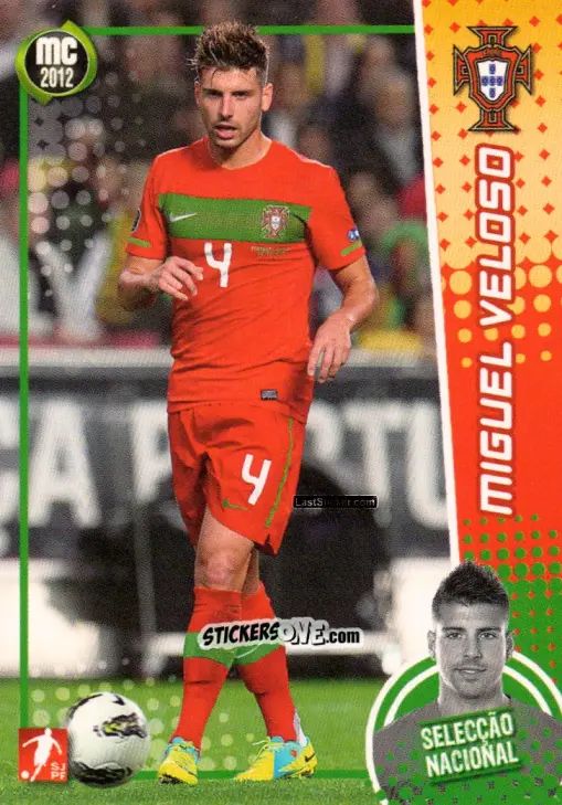 Sticker Miguel Veloso - Megacraques 2011-2012 n. 135 - Panini