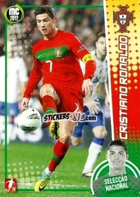 Sticker Cristiano Ronaldo - Megacraques 2011-2012 n. 140 - Panini