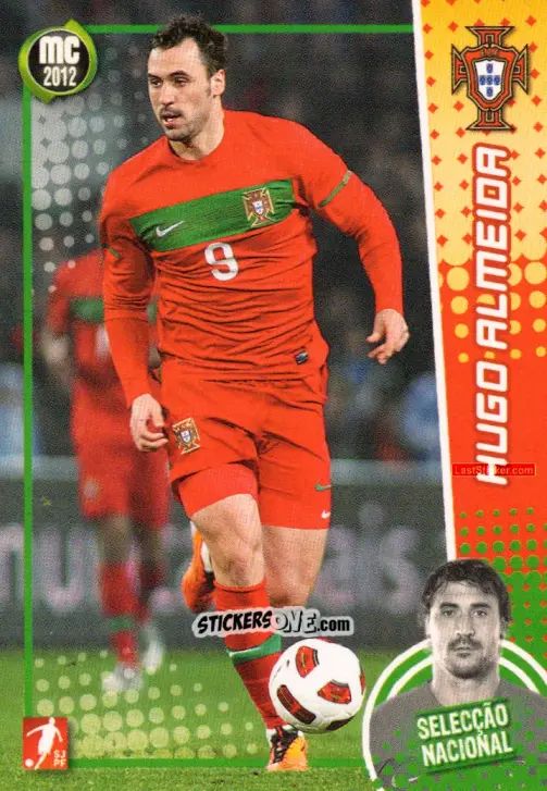 Sticker Hugo Almeida - Megacraques 2011-2012 n. 142 - Panini