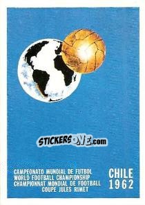 Sticker Poster Chile 1962 - FIFA World Cup Mexico 1986 n. 10 - Panini