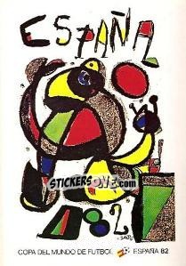 Sticker Poster Spania 1982 - FIFA World Cup Mexico 1986 n. 15 - Panini