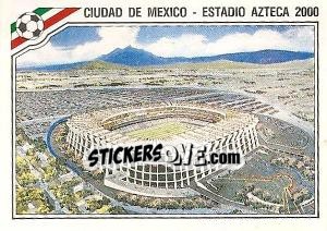 Sticker Stadion Azteca 2000 - FIFA World Cup Mexico 1986 n. 17 - Panini