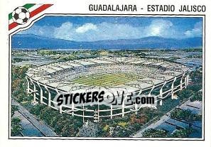 Cromo Stadion Jalisco - FIFA World Cup Mexico 1986 - Panini