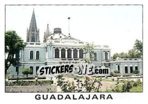 Sticker Guadalajara - FIFA World Cup Mexico 1986 - Panini