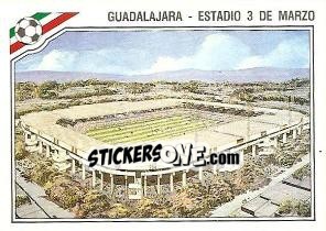 Sticker Stadion 3 Martie - FIFA World Cup Mexico 1986 n. 21 - Panini