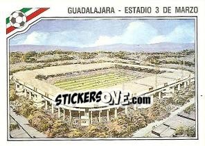 Sticker Stadion 3 Martie - FIFA World Cup Mexico 1986 - Panini