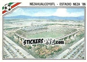 Sticker Stadion  Neza '86 - FIFA World Cup Mexico 1986 n. 26 - Panini