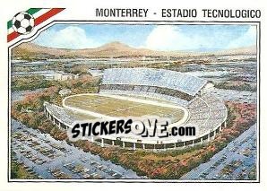 Sticker Stadion Tecnologico - FIFA World Cup Mexico 1986 n. 29 - Panini