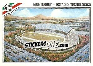 Sticker Stadion Tecnologico - FIFA World Cup Mexico 1986 - Panini