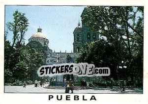 Sticker Puebla - FIFA World Cup Mexico 1986 - Panini