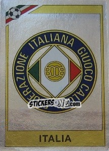 Figurina Badge Italia