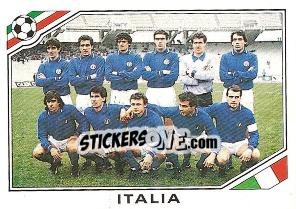 Figurina Team Italia - FIFA World Cup Mexico 1986 - Panini