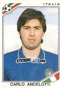 Cromo Carlo Ancelotti - FIFA World Cup Mexico 1986 - Panini