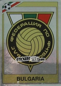 Sticker Badge Bulgaria - FIFA World Cup Mexico 1986 - Panini