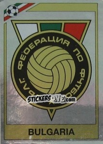 Cromo Badge Bulgaria - FIFA World Cup Mexico 1986 n. 54 - Panini
