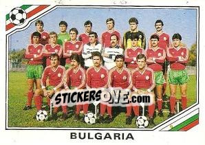 Figurina Team Bulgaria - FIFA World Cup Mexico 1986 - Panini