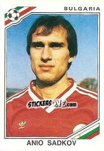 Sticker Anio Sadkov - FIFA World Cup Mexico 1986 n. 63 - Panini