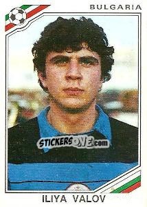 Sticker Iliya Valov - FIFA World Cup Mexico 1986 n. 71 - Panini
