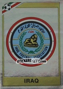 Sticker Badge Irak - FIFA World Cup Mexico 1986 - Panini