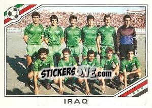 Cromo Team Irak - FIFA World Cup Mexico 1986 - Panini