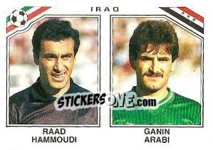 Figurina Raad Hammoudi / Ganin Arabi - FIFA World Cup Mexico 1986 - Panini