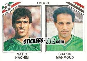 Figurina Natiq Hachin / Shakir Mahmoud - FIFA World Cup Mexico 1986 - Panini