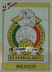 Sticker Badge Mexico - FIFA World Cup Mexico 1986 n. 110 - Panini