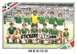 Sticker Team Mexico - FIFA World Cup Mexico 1986 n. 111 - Panini