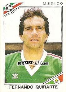 Figurina Fernando Quirarte - FIFA World Cup Mexico 1986 - Panini