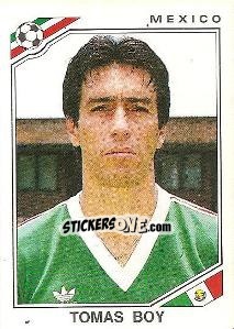 Figurina Tomas Boy - FIFA World Cup Mexico 1986 - Panini