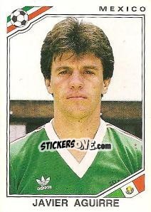 Sticker Javier Aguirre - FIFA World Cup Mexico 1986 - Panini