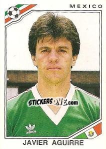 Figurina Javier Aguirre - FIFA World Cup Mexico 1986 - Panini