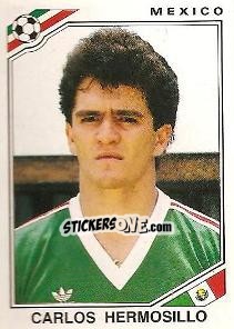 Sticker Carlos Hermosillo - FIFA World Cup Mexico 1986 n. 126 - Panini