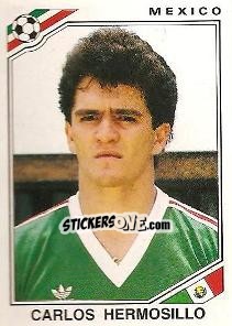 Sticker Carlos Hermosillo - FIFA World Cup Mexico 1986 - Panini